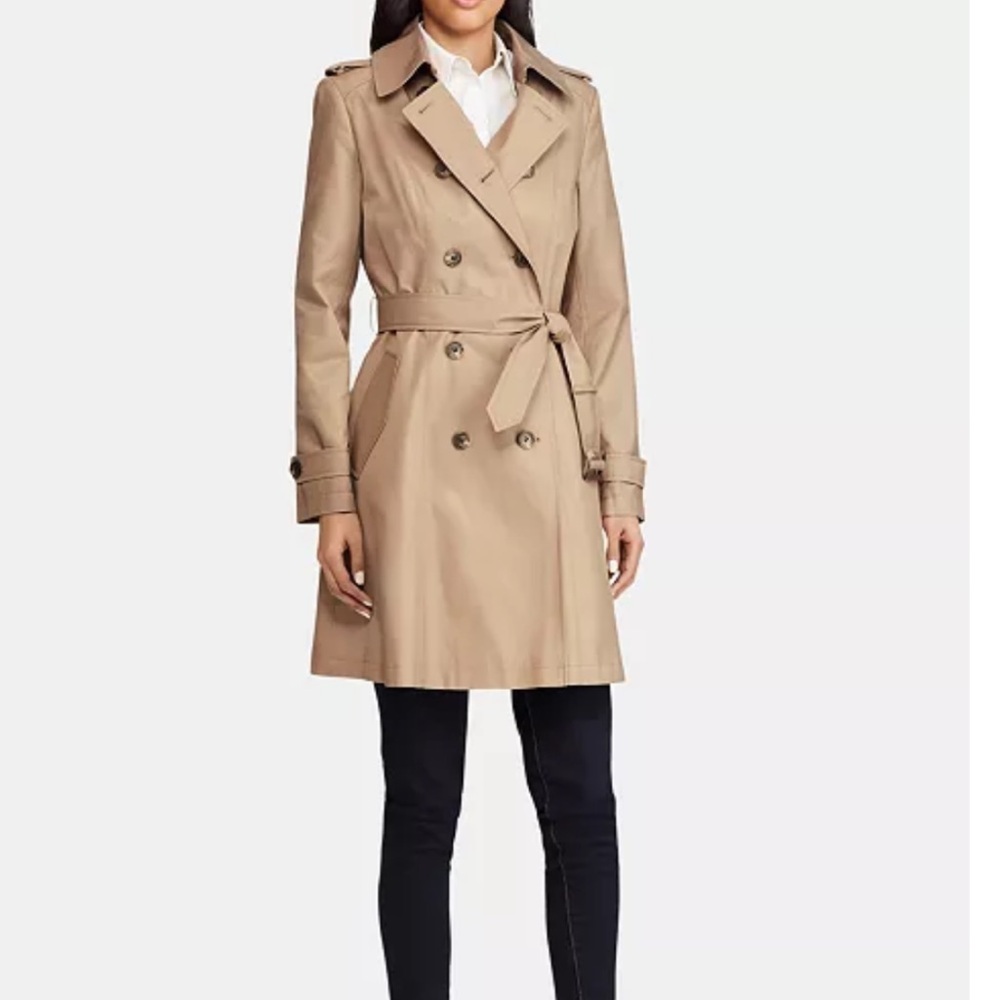 Lauren Ralph Lauren Women's Tan Trench Coat